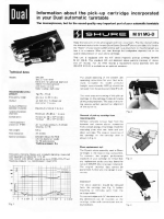 Dual Shure-M91-MG-D-Owners-Manual 